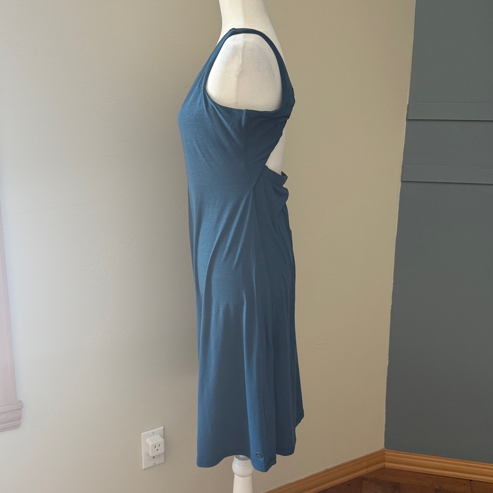 Prana Women's Large Dark Tealish Blue Dress - Picture 3 of 15